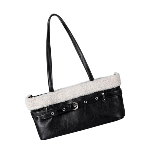 Sac épaule en PU pour femmes à la mode avec intérieur spacieux