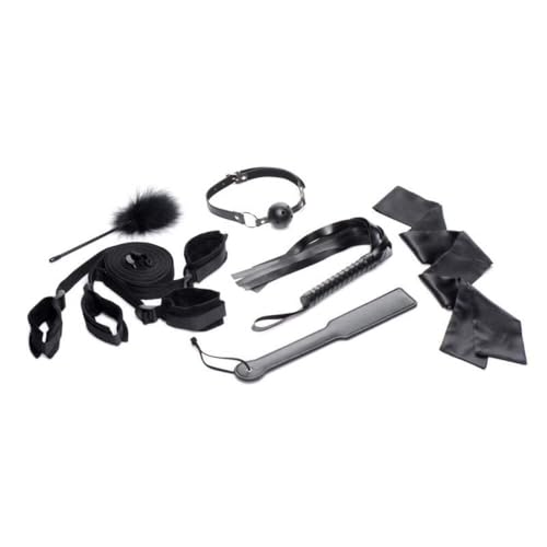 Kit bondage de lit noir pour pimenter vos nuits de couple en toute intimité