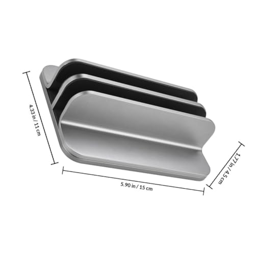 Soporte vertical de aluminio para laptop y tabletas miniatura 2