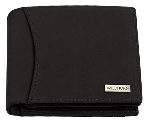 Image of WildHorn RFID Protected Leather Wallet for Men, Brown