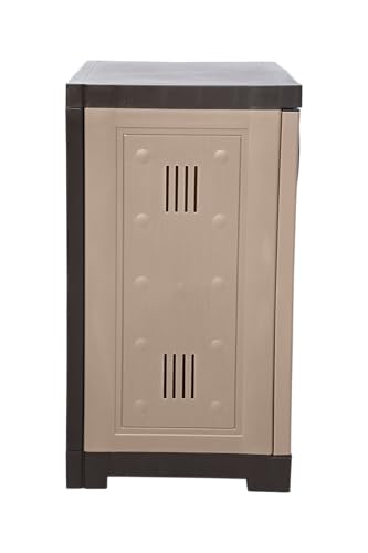 Image of Prima Viva 1 Plastic Cabinet for Shoe Storage, Shoe Rack, Chappal Stand Indoor & Outdoor, Shoes & Chappal Stand for Home.