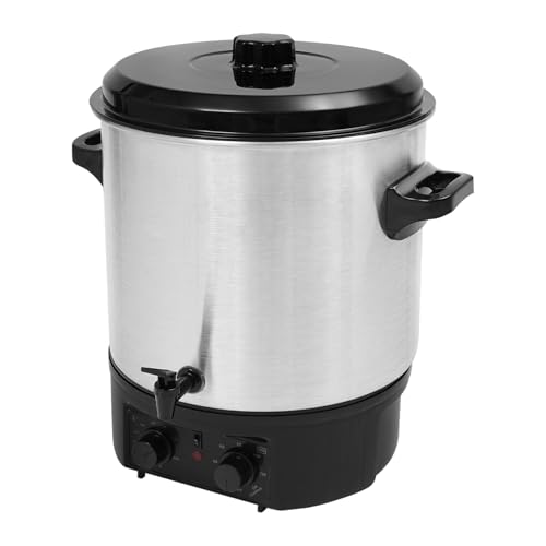 Image of Electric Water Bath Canner, 27L /28.53QT 304 Stainless Steel 1500W 120V Adjustable Temp Control (122F to 212F) with Timer Automatic Reheat Function Overheating Protection (27L /28.53QT)
