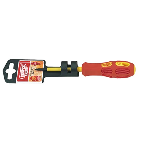 Draper Expert 69227 No. 0 x 60 mm Fully Insulated Pozidriv-Type Screwdriver, Blue, No.0 x 60mm