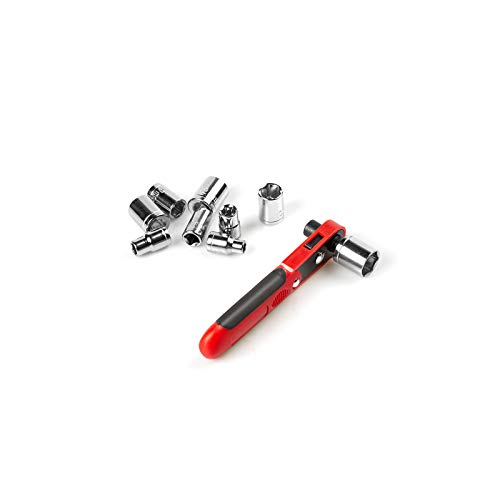 POPULO 173 Piece Hand Tool Set, Basic Home Tool Kit with Tool Box, Socket Set, Screwdriver, Hammer, Pliers, Wrench and etc, Household Tool Kit for Apartment, Car, Mechanics, Handyman