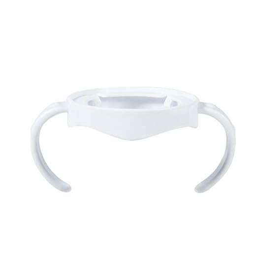 GLOGLOW Porte-Bouteilles d'allaitement pour bébés, poignée en Plastique Standard Easy Grip pour Avent Natural Series White