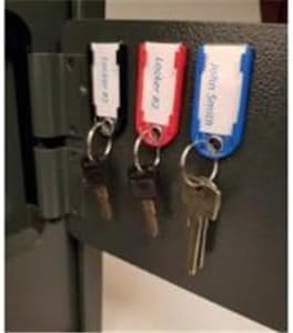 Pavo - Magnetic Tags Premium Key Ring x 10 PCS Assorted Colours, 8012138