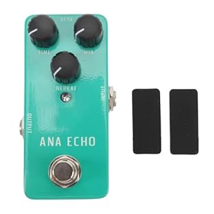 [Delay Effect Pedal] Equipped with superior chip, the analog delay pedal provides warm, tape like echoes for iconic delay effects, enhancing your guitar playing experience. [Intuitive Controls] The guitar effects pedal has three intuitive knobs for a...
