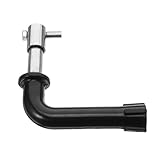 SHINEOFI Manija de Puerta para Chimenea Resistente al Calor Grande, Material Baquelita, Accesorio Firme para Estufas de Leña y Hornos, Uso en Exteriores y Reemplazo de Manijas, Diseño