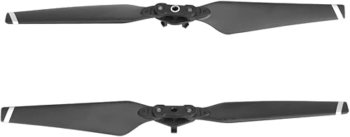 Miniatura 6 de Hélices de liberación rápida Plegable Drone Plástico Prop Blade para DJI Mavic Pro (Par de Borde Plateado)