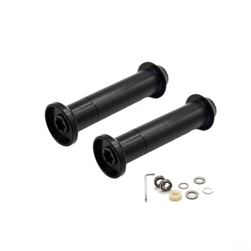 Precision Metal Spool Shaft for Daiwa DRT MK1 CQ200 Baitcasting Reel - Lightweight Alloy Part(black 2pcs)
