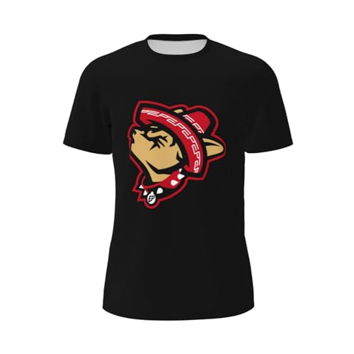 Cokyis El Paso Chihuahuas Men's Crew Neck T-Shirt, Dry Moisture Wicking, Breathable Mesh Short Sleeve