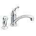 Moen 7437 Chateau Chrome One-Handle Low Arc Kitchen Faucet