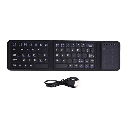 Clavier pliant avec pavé numérique Vikye pleine grandeur pour tablette