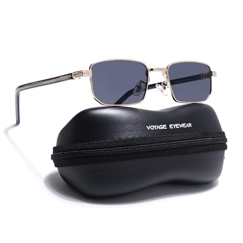 Image of Voyage Rectangle Polarized Sunglasses for Men & Women