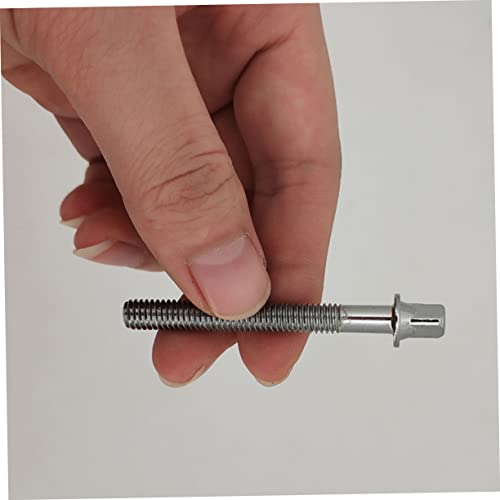 Abaodam 6pcs Tornillos de Montaje para Pernos de Tambor de Metal y Arandelas para Hardware de Tambor miniatura 5