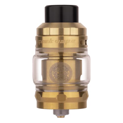 GeekVape Z Sub Ohm Tank Vaporizador, 26 mm, 5.0 ml, color oro, sin nicotina
