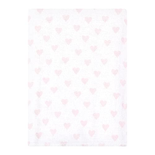Image of Hudson Baby Unisex Baby Cotton Flannel Burp Cloths Bundle, Pink Gray Elephant, One Size