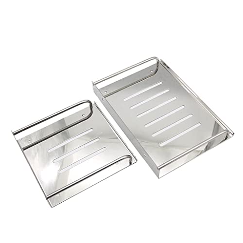 Estante de baño de acero inoxidable engrosado XMING con bandeja de 21 cm 4