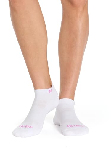 Hurley Women's 8 Pack Sport Ultra Soft Low Cut Socks2