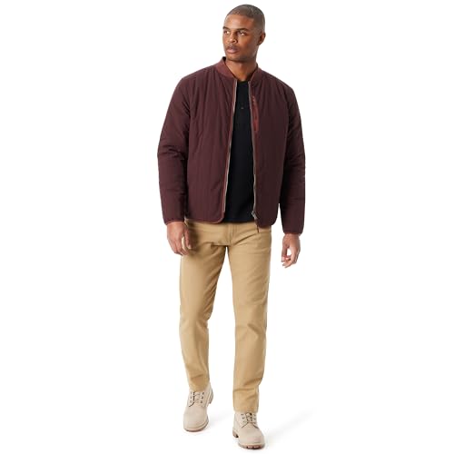 BASS OUTDOOR Men's Reversible Liner Bomber Jacket with Pocket on Both Sides Standard2