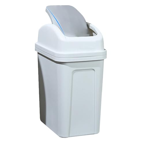 Bathroom swing dustbin kitchen trash can swing lid para hogar 6