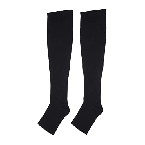 FRCOLOR Mangueira Pressão 1 Par Meias Compressão Meias Pretas Meias Esportivas Para Homens Meia Comp
