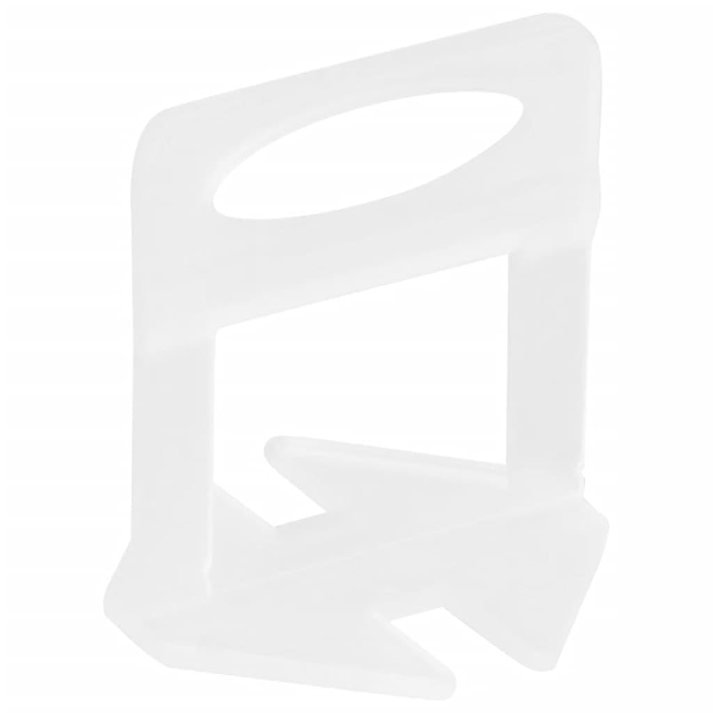 vidaXL Calzos para nivelación de azulejos 1 mm 1000 unidades