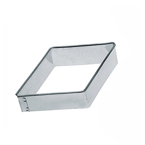 Decora Tagliapasta Mostacciolo, Acciaio, Argento, 8 cm