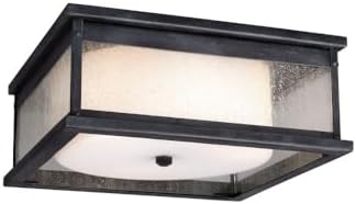 Feiss Generation Lighting-Sean Lavin-Two Light Outdoor Flush Mount in Transitional Style-13 Inch Wide by 5.88 Inch Tall