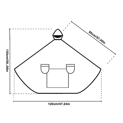 CJBIN Tuta da pioggia da motociclista, poncho Unisex, mantello da adulto, giacca antipioggia impermeabile, cappotto con cappuccio per escursionismo