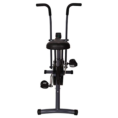 Image of Fitkit FK600 Steel Airbike with Free Diet Plan (Black /Grey)