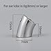 Atomhole Ear Lobe Cuff 0g 2g Plugs 2pcs Stainless Steel Ear Gauges Tunnels Piercing Expander Stretchers Fashion Body Jewelry