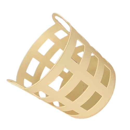 TOGEVAL Hollow Plastic Laundry Hamper Small Clothes Storage Organizer Chic Sundries Holder for Home and Dorm Use and Reusable Design for Keeping Dirty Clothes Tidy