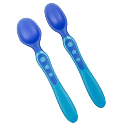 RORPOIR for Baby Temperature Sensing Silverware Set Baby Training Utensils Made of