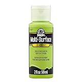 FolkArt Multi-Surface Paint in Assorted Colors (2 oz), 2915, Citrus Green