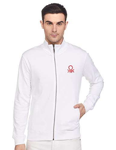 Image of United Colors of Benetton Men's Cotton Hooded Sweatshirt