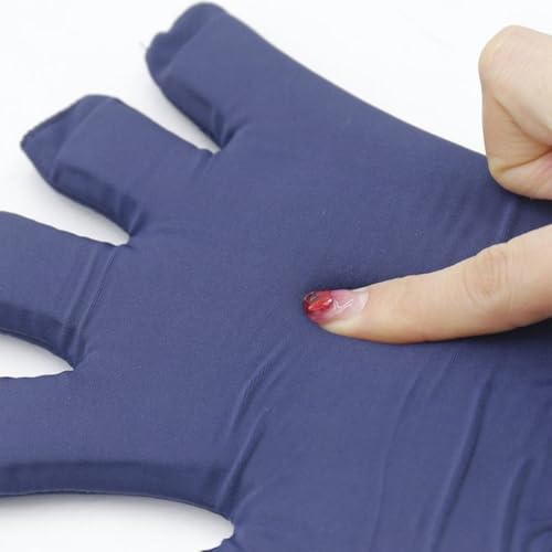 Guante de hielo para dedos y protector de manos de gel ajustable 3