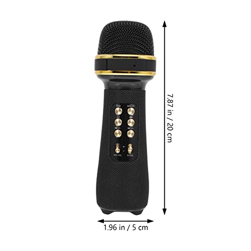 EXCEART Máquina de Karaokê Casa de Microfone Fio Portátil Fio Handheld Microfone para KTV Festa de A