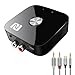 Receptor Bluetooth 5.3 HiFi, Receptor Bluetooth Jack 3.5 RCA, Adaptador Bluetooth Audio para Amplificador, Receiver Estéreo Casa Coche, Largo Alcance y Baja Latencia