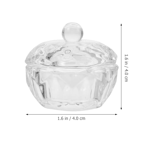 Recipientes de vidrio para manicura 3 piezas miniatura 2