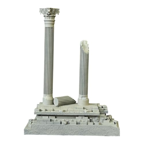 Image of ATORSE Roman Column Decoration Resin Small Aquarium Decoration Roman Ruins Ornament Set B Pet Supplies | Fish & Aquariums | Decorations