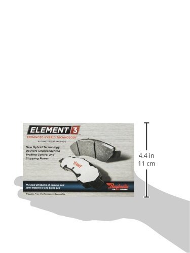 Premium Raybestos Element3 Eht™ Replacement Rear Brake Pad Set For Select 2011-2014 Ford Mustang Model Years (Eht1465H) #TOP4