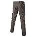 JEsilunmaMY Men's Military Cargo Pants Plus Size Multi-Pocket Athletic Jogger Pants Tactical Outdoor Casual Cotton Trousers (ArmyGreen2,30)