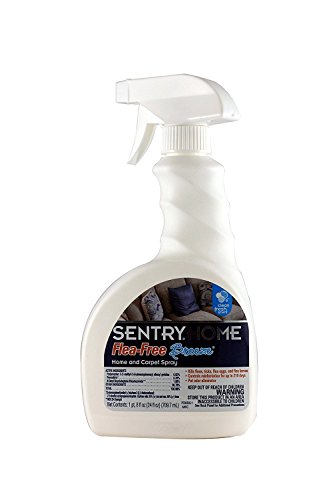 Sentry Home Flea and Tick Spray, Kills and Prevents Fleas and Ticks in Carpet and Furniture, 7 Month...