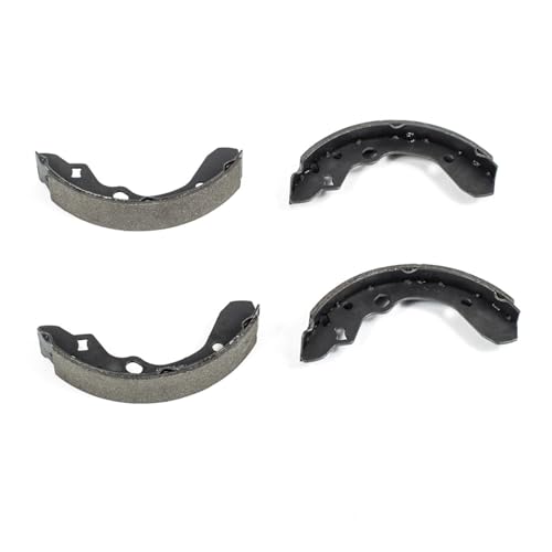 Image of PowerStop Rear Parking Brake Shoes for Ford Escort 1991-96 |Mazda 323 1992-94 |MX-3 1992-95 |Protege 1992-98 |Mercury Tracer 1991-96 - Brake Shoe Replacement, B659