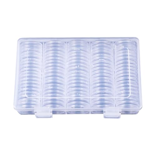 Pruojhw Álbumes de monedas para coleccionistas, almacenamiento de monedas de 27 mm, organizador de almacenamiento con protección de sellado para museo, hogar, salón, dormitorio, subasta de viaje