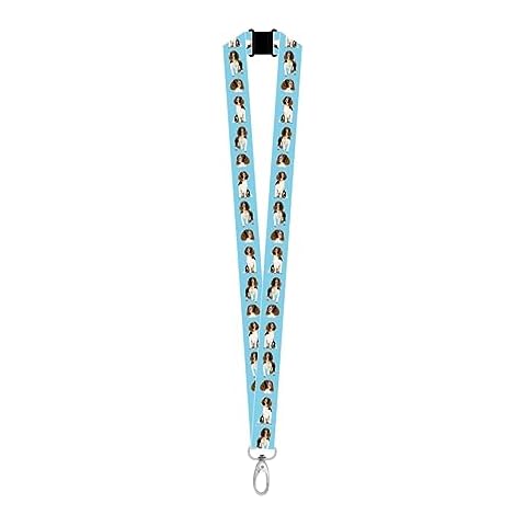 Eco-Friendly Springer Spaniel Lanyard Key Chain Cover