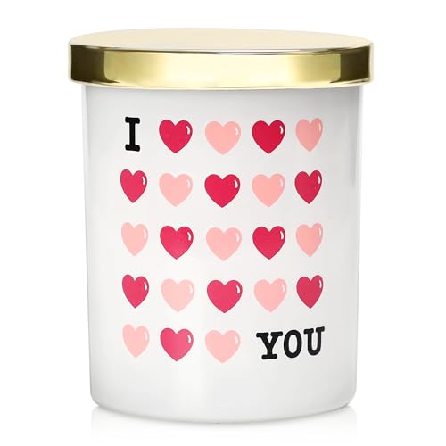 Valentines Wild Rose Scented Candle Gift (10oz)
