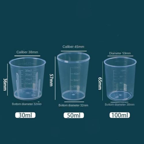 Vaso Medidor Transparente Mini 100ml miniatura 2