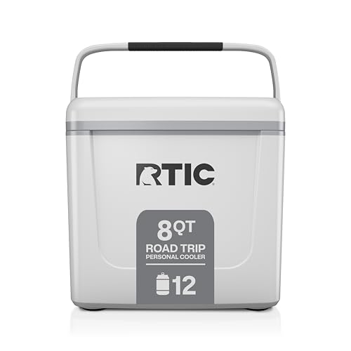 RTIC 8 QT Road Trip Personal Cooler White